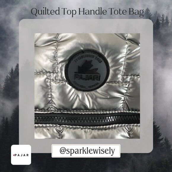 PAJAR Quilted Top Handle Tote Bag - Picture 11 of 16
